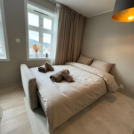 Leilighet I Bergens Vakreste Gate - Nydelig Utsikt Over Innseilingen Til Bergen! Extérieur photo