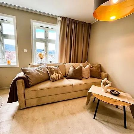 Leilighet I Bergens Vakreste Gate - Nydelig Utsikt Over Innseilingen Til Bergen! Extérieur photo